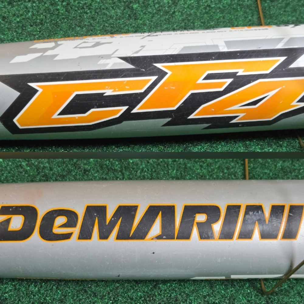 Demarini CF4 Silver Trace ST Pitch Black Plus 30” 22oz Baseball Bat 30in